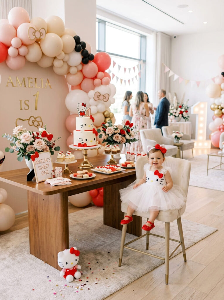 Hello Kitty 1st Birthday Party Ideas