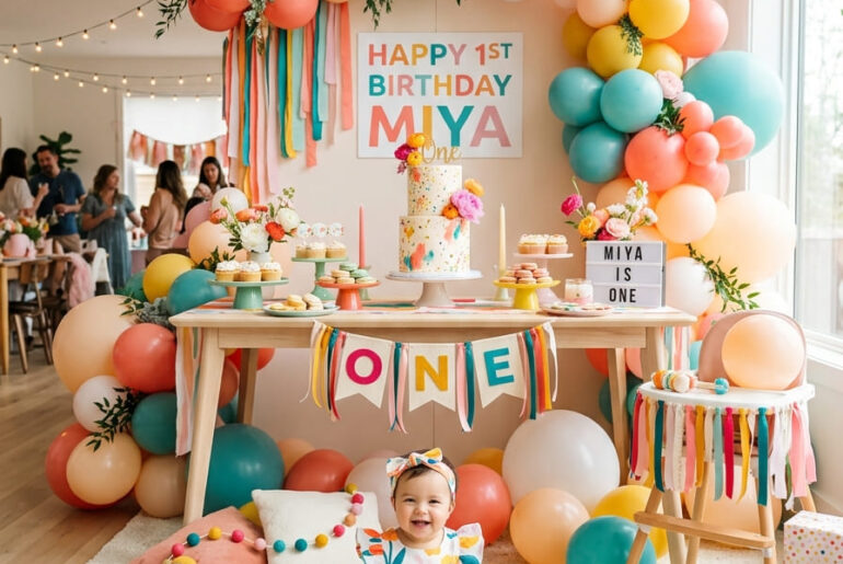 Colorful 1st Birthday Party Ideas for a Bright and Stylish Celebration