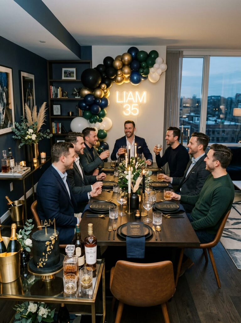 23 Classy Men Birthday Theme Ideas for an Elegant At-Home Party