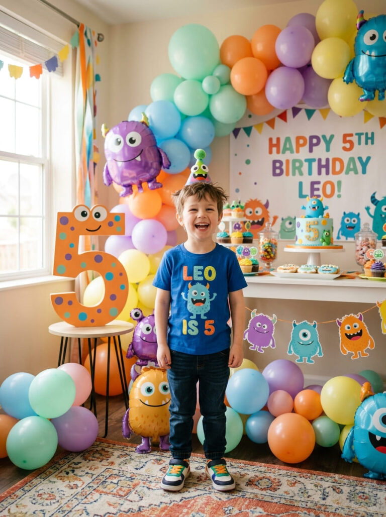 monster fifth birthday party