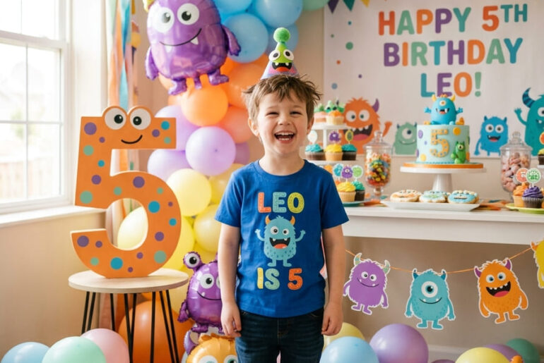 monster fifth birthday party