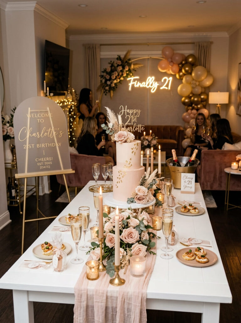 14 Chic 21st Birthday Theme Ideas for Women