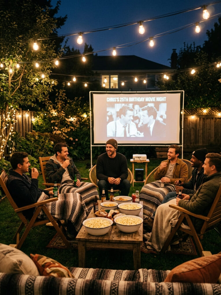 Backyard Movie and Cinema Night