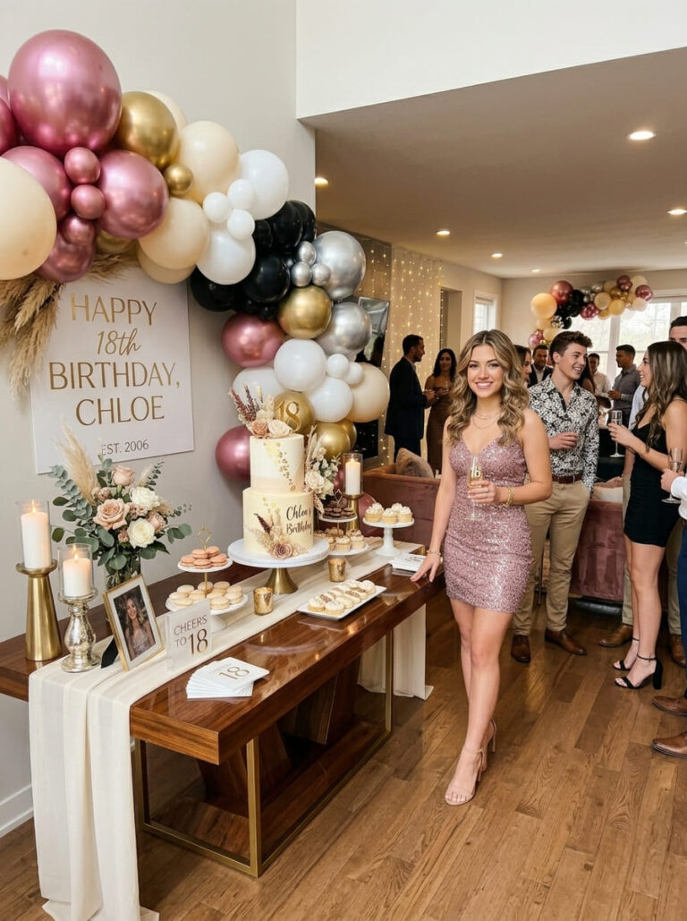 Stylish 18th Birthday Theme Ideas for an Elegant At-Home Celebration
