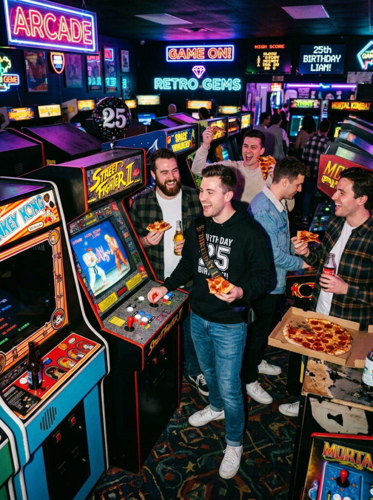 A Quarter-Century Retro Arcade Night