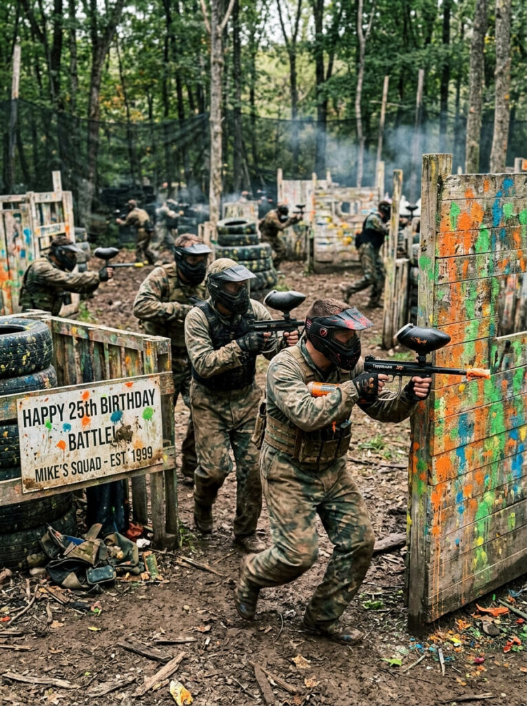 Fitness and Action Paintball Battle