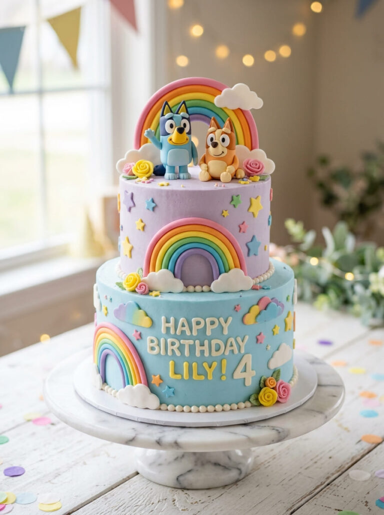 16 Bluey Birthday Cake Ideas for Stylish Celebrations at Home